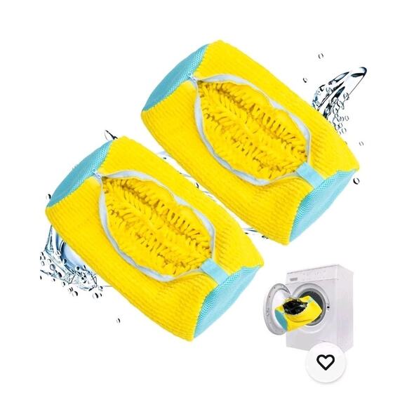 9450 Shoe Washing Machine Bag Laundry Washer & Dryer Reusable Set Of 2 Bags New - Picture 5 of 5